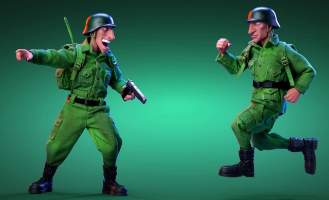 Rebel Soldier Set of 2 Figures 1/12 Scale | Metal Slug 3 | Tunshi Studio