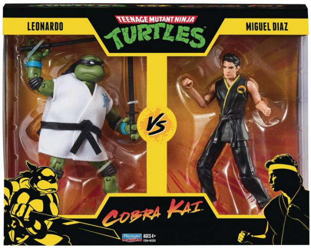 Leonardo vs Miguel Diaz Set of 2 | TMNT x Cobra Kai | Playmates