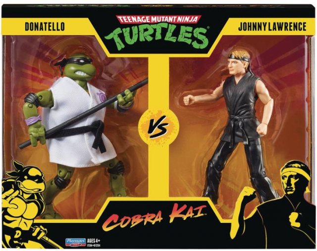 Donatello vs Johnny Lawrence Set of 2 | TMNT x Cobra Kai | Playmates