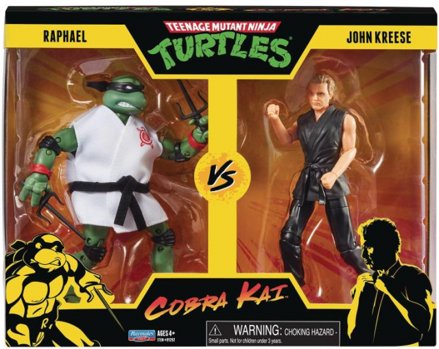 Raphael vs John Kreese Set of 2 | TMNT x Cobra Kai | Playmates