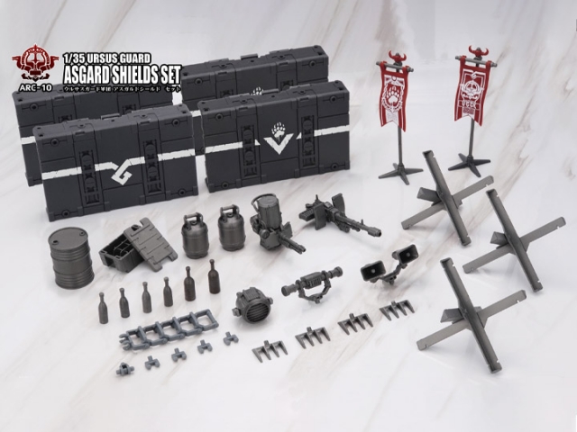 ARC-10 Ursus Guard Asgard Shields Set 1:35 Scale | ARCHECORE