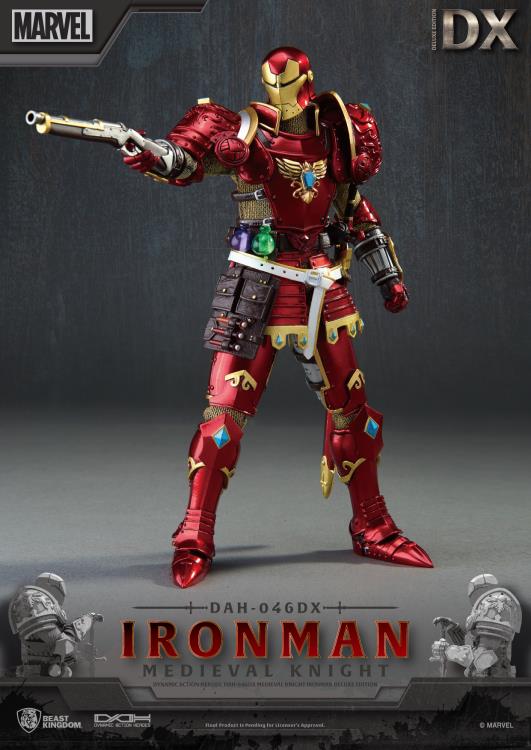 DAH-046DX Medieval Knight Iron Man Deluxe Version Dynamic 8ction Heroes | Marvel | Beast Kingdom