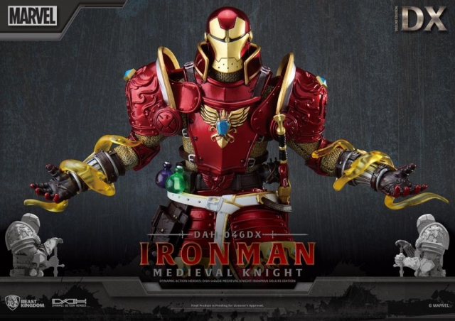DAH-046DX Medieval Knight Iron Man Deluxe Version Dynamic 8ction Heroes | Marvel | Beast Kingdom