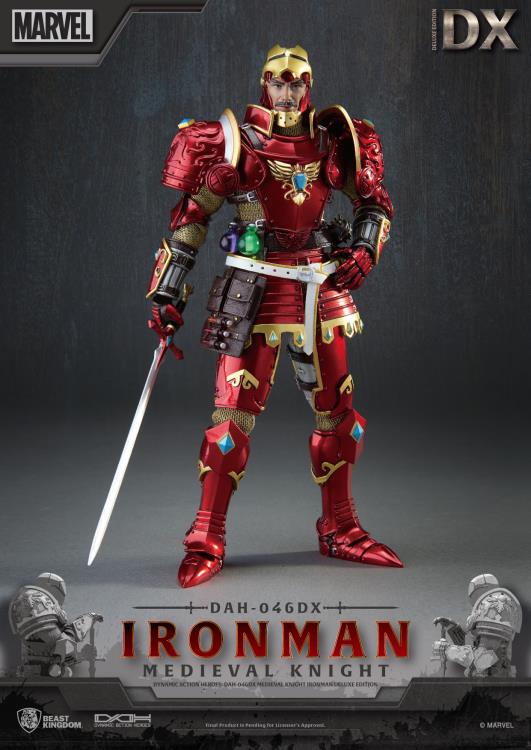 DAH-046DX Medieval Knight Iron Man Deluxe Version Dynamic 8ction Heroes | Marvel | Beast Kingdom
