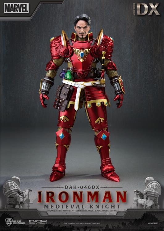DAH-046DX Medieval Knight Iron Man Deluxe Version Dynamic 8ction Heroes | Marvel | Beast Kingdom