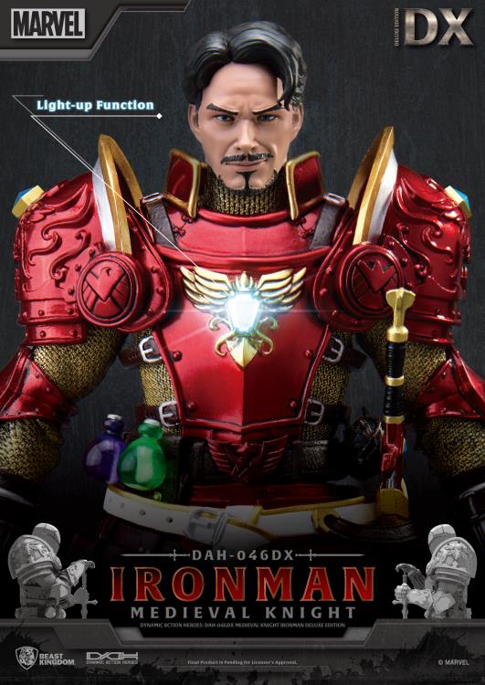 DAH-046DX Medieval Knight Iron Man Deluxe Version Dynamic 8ction Heroes | Marvel | Beast Kingdom