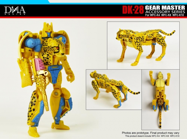 DK-28 Upgrade Kit for Transformers WFC Kingdom WFC-K4, WFC-K8, and WFC-K10 | Dna Design | Upgrade Kit