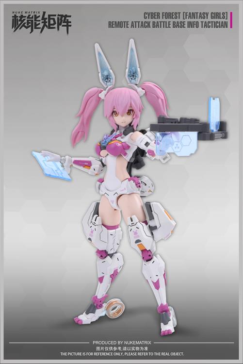 Remote Attack Battle Base Info Tactician Model Kit | Cyber Forest Fantasy Girls | Nuke Matrix