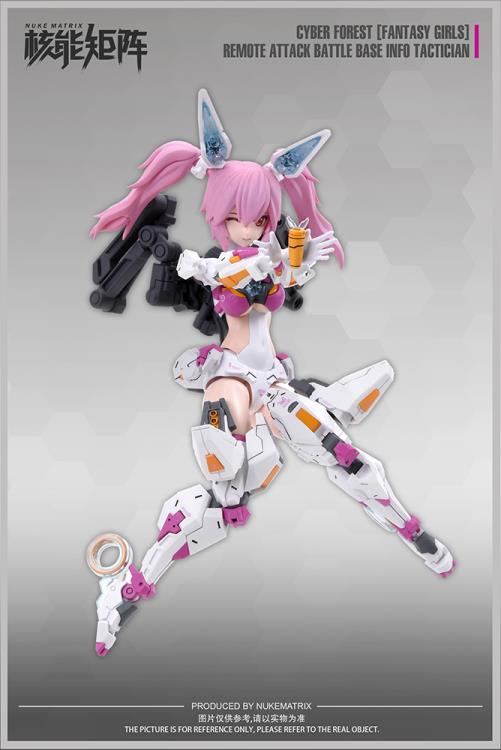 Remote Attack Battle Base Info Tactician Model Kit | Cyber Forest Fantasy Girls | Nuke Matrix