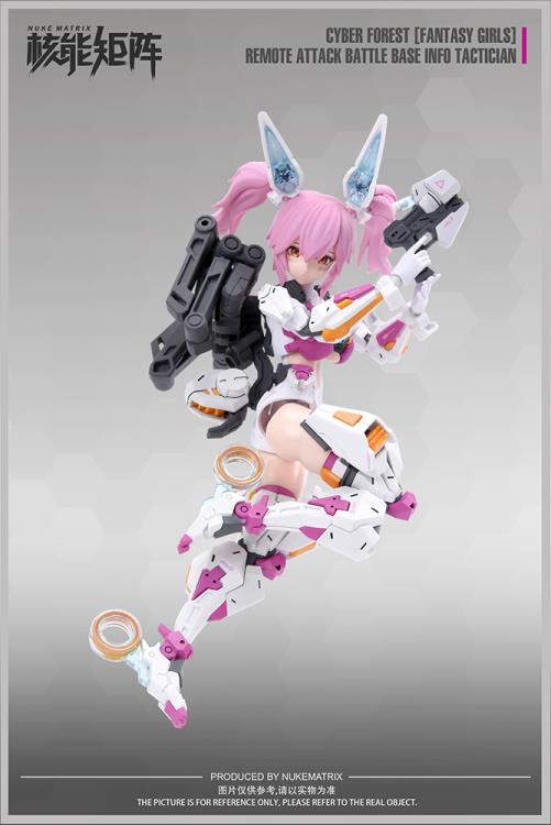 Remote Attack Battle Base Info Tactician Model Kit | Cyber Forest Fantasy Girls | Nuke Matrix