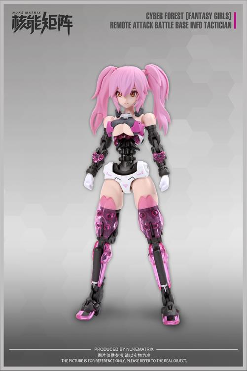 Remote Attack Battle Base Info Tactician Model Kit | Cyber Forest Fantasy Girls | Nuke Matrix