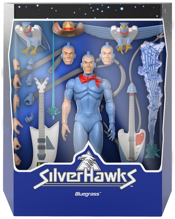 Bluegrass 7-inch Scale I SilverHawks Ultimates I Super7