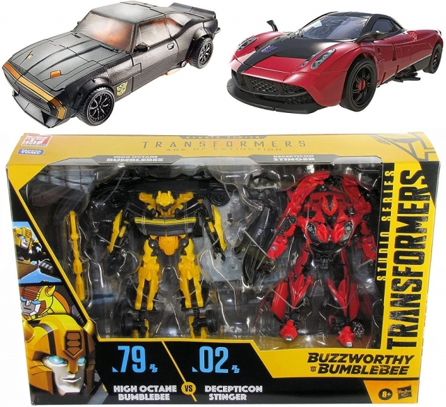 High Octane Bumblebee vs Decepticon Stinger Deluxe Class | Transformers Generations Buzzworthy Bumblebee