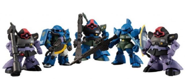 Nightmare of Soloman 302 Patrol Squadron Set of 5 | Gundam FW Gundam Converge: Core