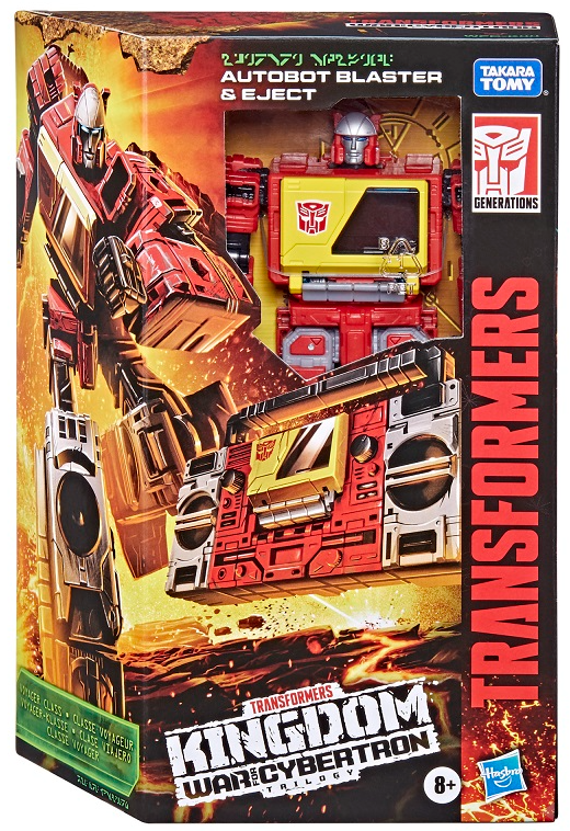 WFC-K44 Blaster and Eject Voyager Class | Transformers Generations War for Cybertron Kingdom Chapter
