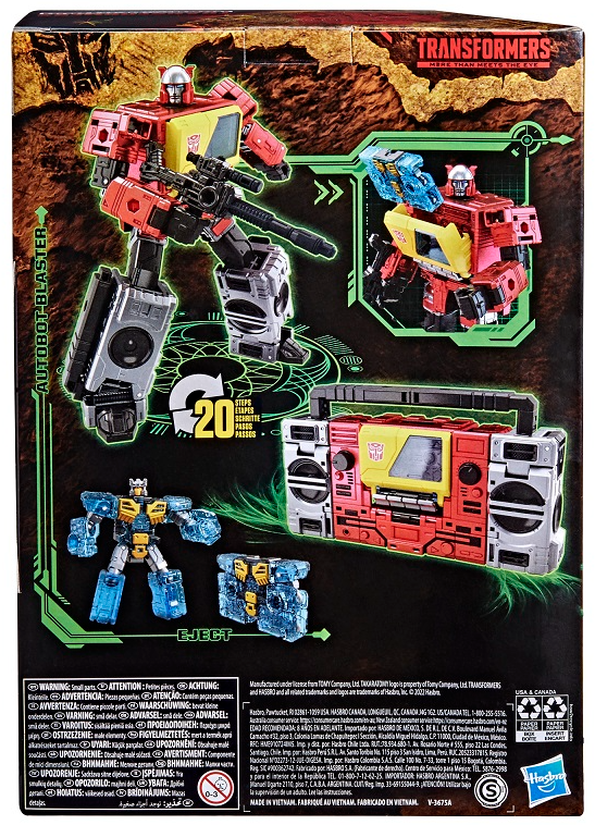 WFC-K44 Blaster and Eject Voyager Class | Transformers Generations War for Cybertron Kingdom Chapter