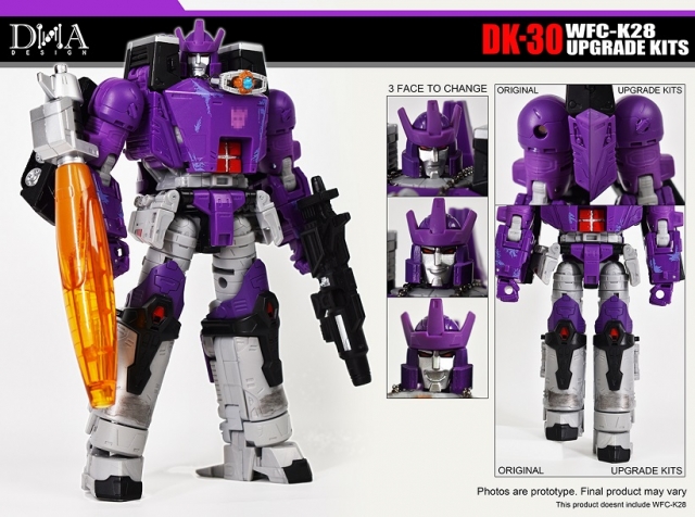 DK-30 Upgrade Kit for Transformers WFC Kingdom WFC-K28 Leader Galvatron | Dna Design | Upgrade Kit