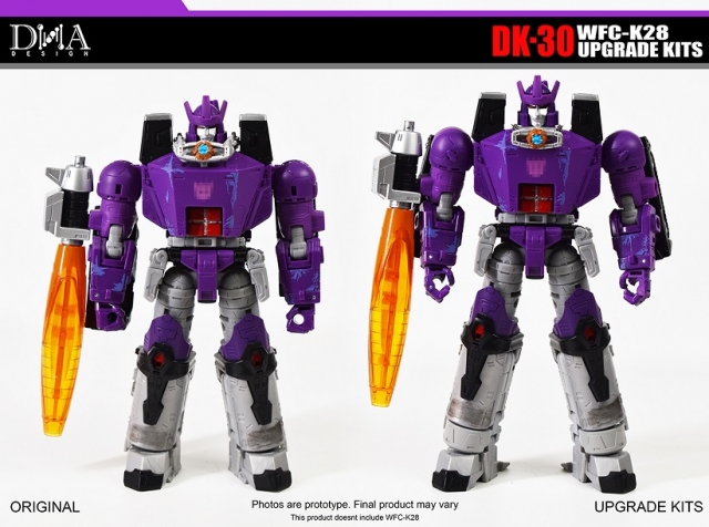 DK-30 Upgrade Kit for Transformers WFC Kingdom WFC-K28 Leader Galvatron | Dna Design | Upgrade Kit