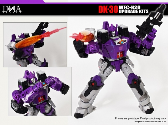 DK-30 Upgrade Kit for Transformers WFC Kingdom WFC-K28 Leader Galvatron | Dna Design | Upgrade Kit