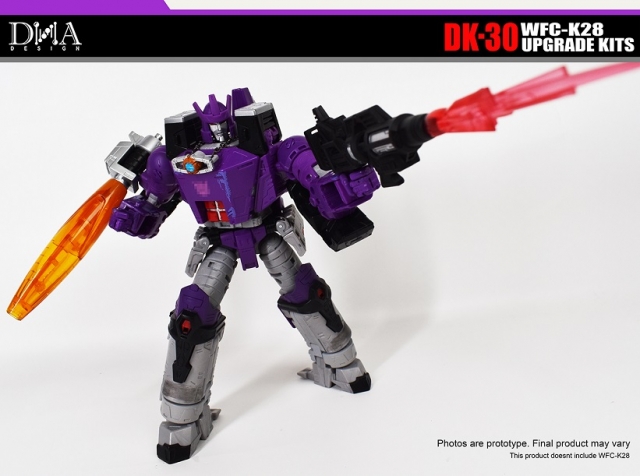 DK-30 Upgrade Kit for Transformers WFC Kingdom WFC-K28 Leader Galvatron | Dna Design | Upgrade Kit