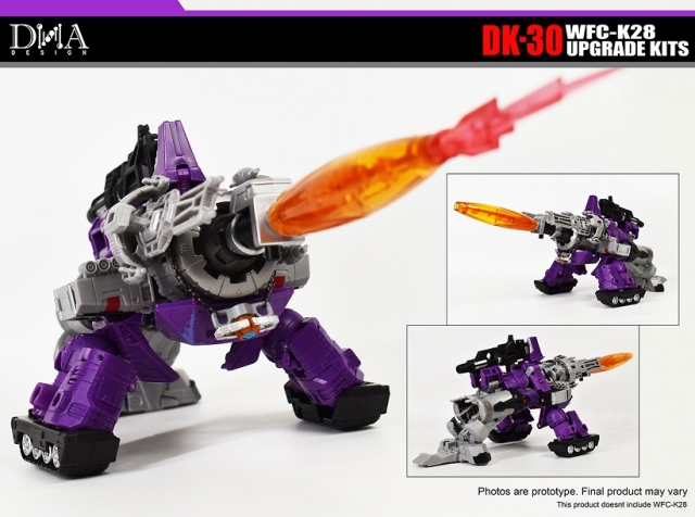 DK-30 Upgrade Kit for Transformers WFC Kingdom WFC-K28 Leader Galvatron | Dna Design | Upgrade Kit