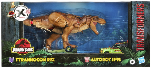 Tyrannocon Rex and JP93 Set of 2 | Jurassic Park | Transformers Collaborative