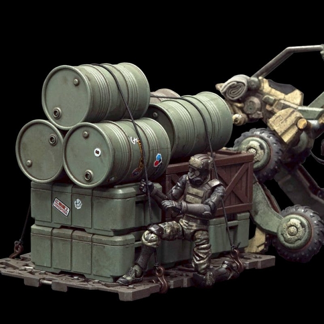 FAV-AP09 303rd Campsite Decor Set 1:18 Scale | Acid Rain FAV