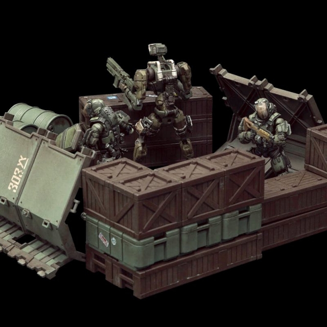 FAV-AP09 303rd Campsite Decor Set 1:18 Scale | Acid Rain FAV