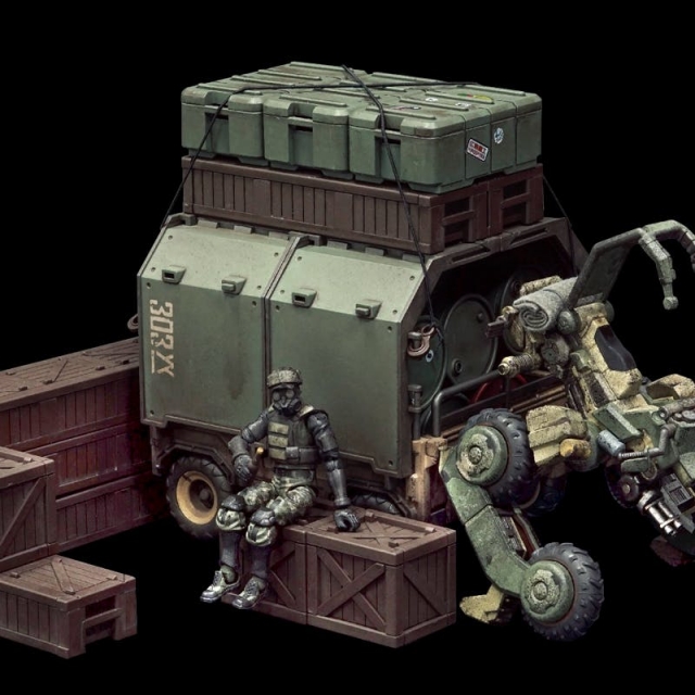 FAV-AP09 303rd Campsite Decor Set 1:18 Scale | Acid Rain FAV
