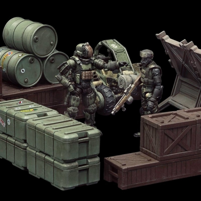 FAV-AP09 303rd Campsite Decor Set 1:18 Scale | Acid Rain FAV