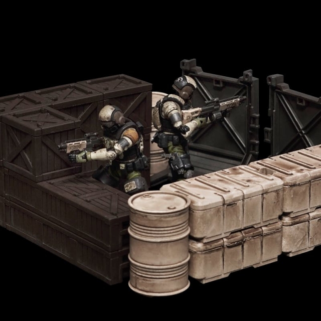 FAV-AP10 88th Campsite Decor Set 1:18 Scale | Acid Rain FAV