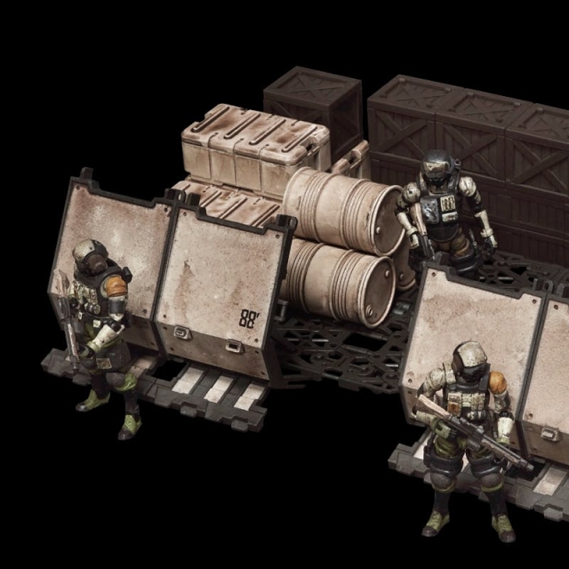 FAV-AP10 88th Campsite Decor Set 1:18 Scale | Acid Rain FAV