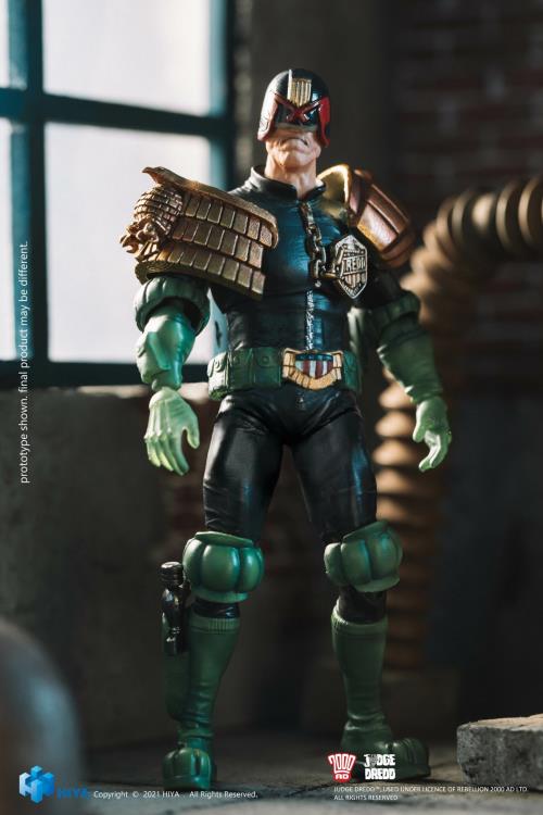 Judge Dredd 1:18 Scale | 2000 A.D. Judge Dredd | Hiya Toys