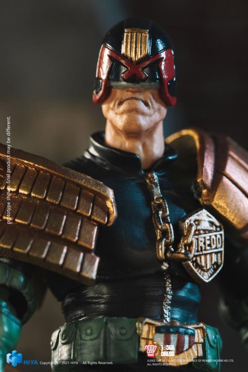 Judge Dredd 1:18 Scale | 2000 A.D. Judge Dredd | Hiya Toys