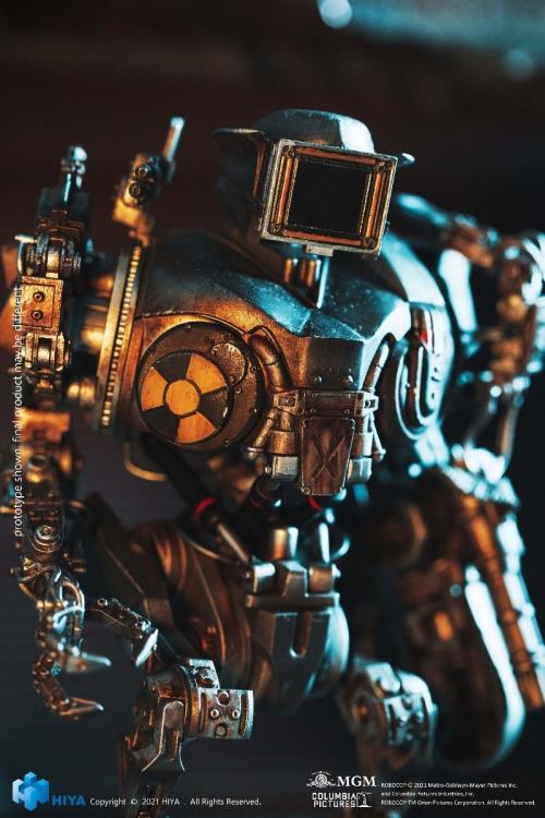Cain Battle Damaged Robot Version PX Review Exclusive 1:18 Scale | Robocop 2 | Hiya Toys