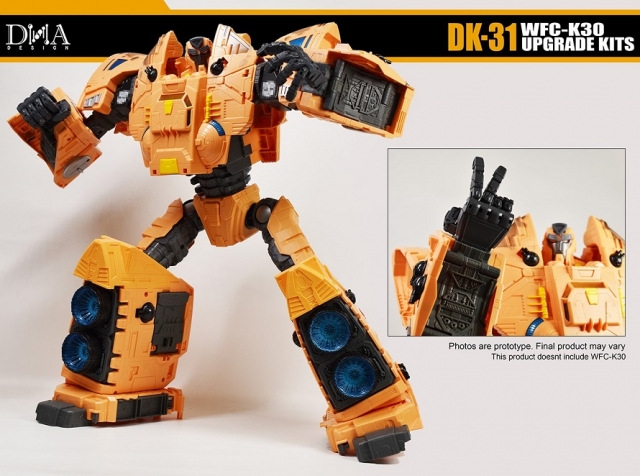 DK-31 Upgrade Kit for Transformers WFC Kingdom WFC-K30 Titan Autobot Ark | Dna Design | Upgrade Kit