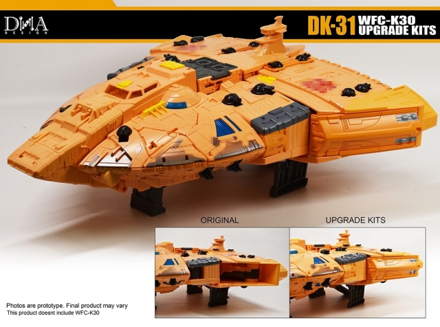 DK-31 Upgrade Kit for Transformers WFC Kingdom WFC-K30 Titan Autobot Ark | Dna Design | Upgrade Kit