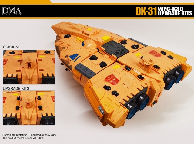 DK-31 Upgrade Kit for Transformers WFC Kingdom WFC-K30 Titan Autobot Ark | Dna Design | Upgrade Kit
