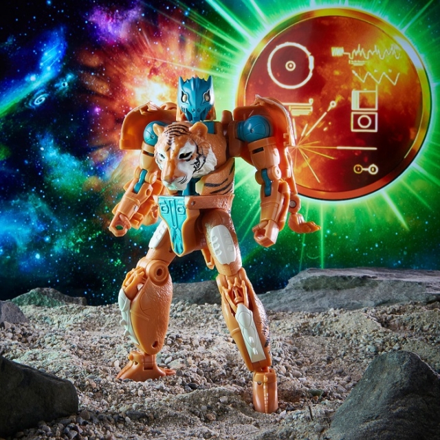 Mutant Tigatron Golden Disk Collection Deluxe Class | Transformers Generations War for Cybertron Kingdom Chapter