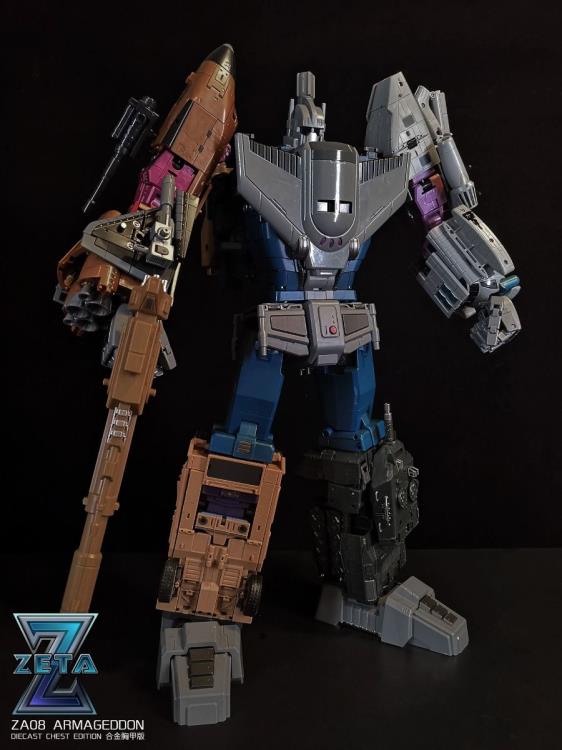 ZA-08 Armageddon Combiner Die-Cast Chest Version Set of 5 | Zeta Toys