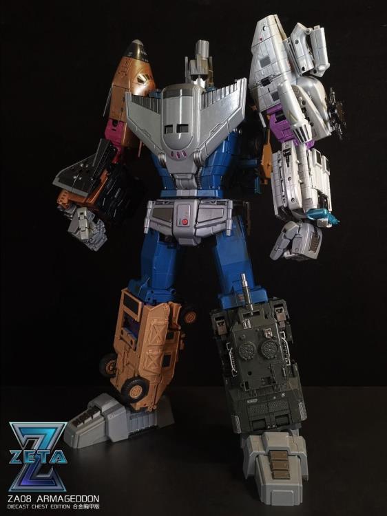 ZA-08 Armageddon Combiner Die-Cast Chest Version Set of 5 | Zeta Toys