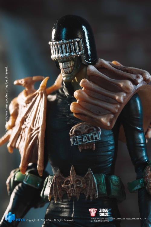 Judge Death 1:18 Scale | 2000 A.D. Judge Dredd | Hiya Toys