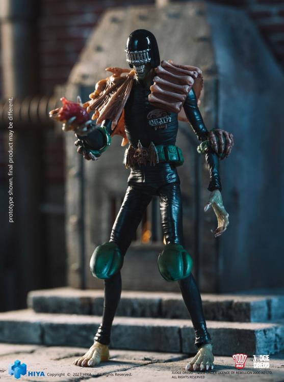 Judge Death 1:18 Scale | 2000 A.D. Judge Dredd | Hiya Toys