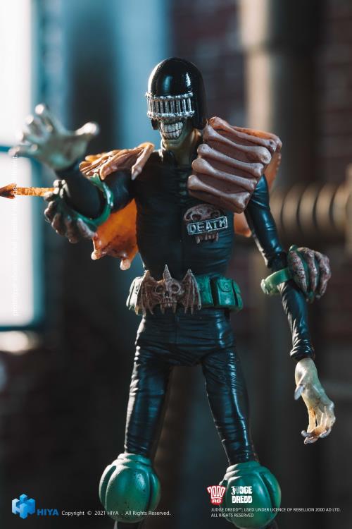 Judge Death 1:18 Scale | 2000 A.D. Judge Dredd | Hiya Toys