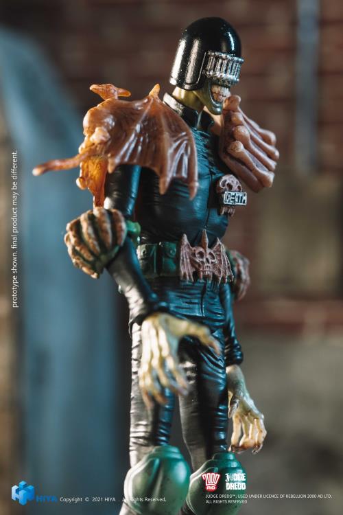 Judge Death 1:18 Scale | 2000 A.D. Judge Dredd | Hiya Toys