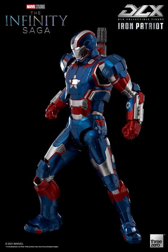 Iron Patriot 1:12 Scale Figure | Threezero The Avengers Infinity Saga DLX