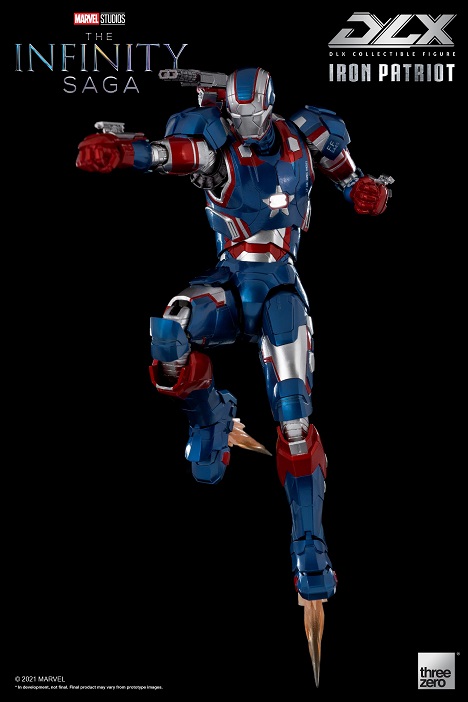 Iron Patriot 1:12 Scale Figure | Threezero The Avengers Infinity Saga DLX