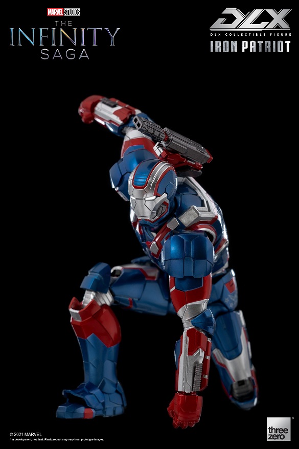 Iron Patriot 1:12 Scale Figure | Threezero The Avengers Infinity Saga DLX