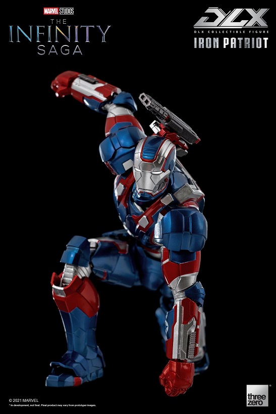 Iron Patriot 1:12 Scale Figure | Threezero The Avengers Infinity Saga DLX