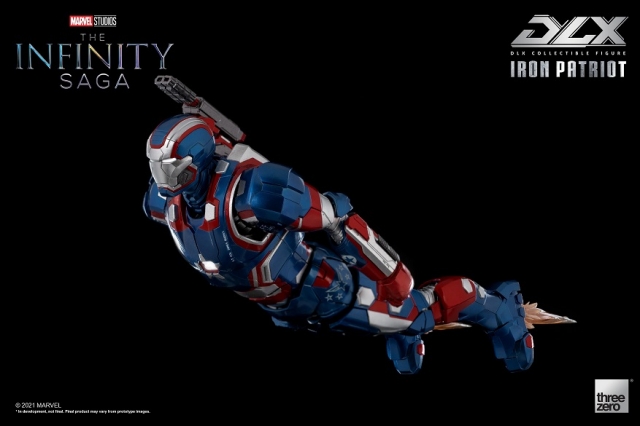Iron Patriot 1:12 Scale Figure | Threezero The Avengers Infinity Saga DLX